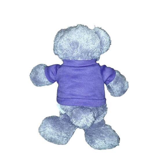 Lilac Purple Hilton Head Tee Teddy Bear Bean Bag Plush Toy 9" - Picture 4 of 4